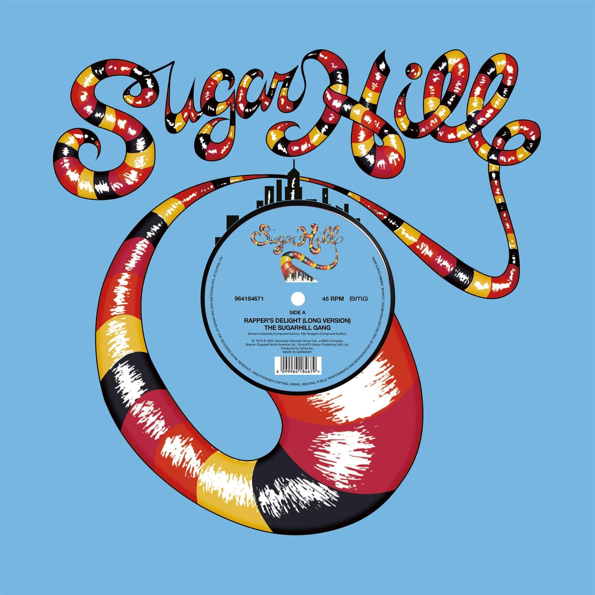 The Sugarhill Gang - Rapper's Delight (Greg Wilson & Ché Wilson Remix) 12" Vinyl Single