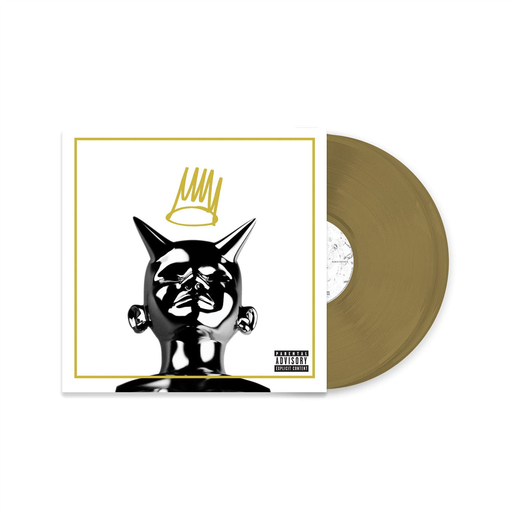 J. Cole - Born Sinner 2x Gold Vinyl LP Reissue