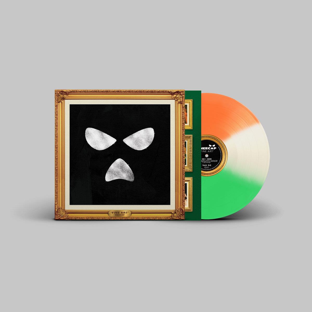 KNEECAP - Fine Art Green, White & Orange Tri-Colour Vinyl LP