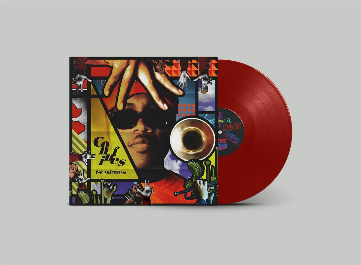 Pan Amsterdam - Confines Transparent Red Vinyl LP