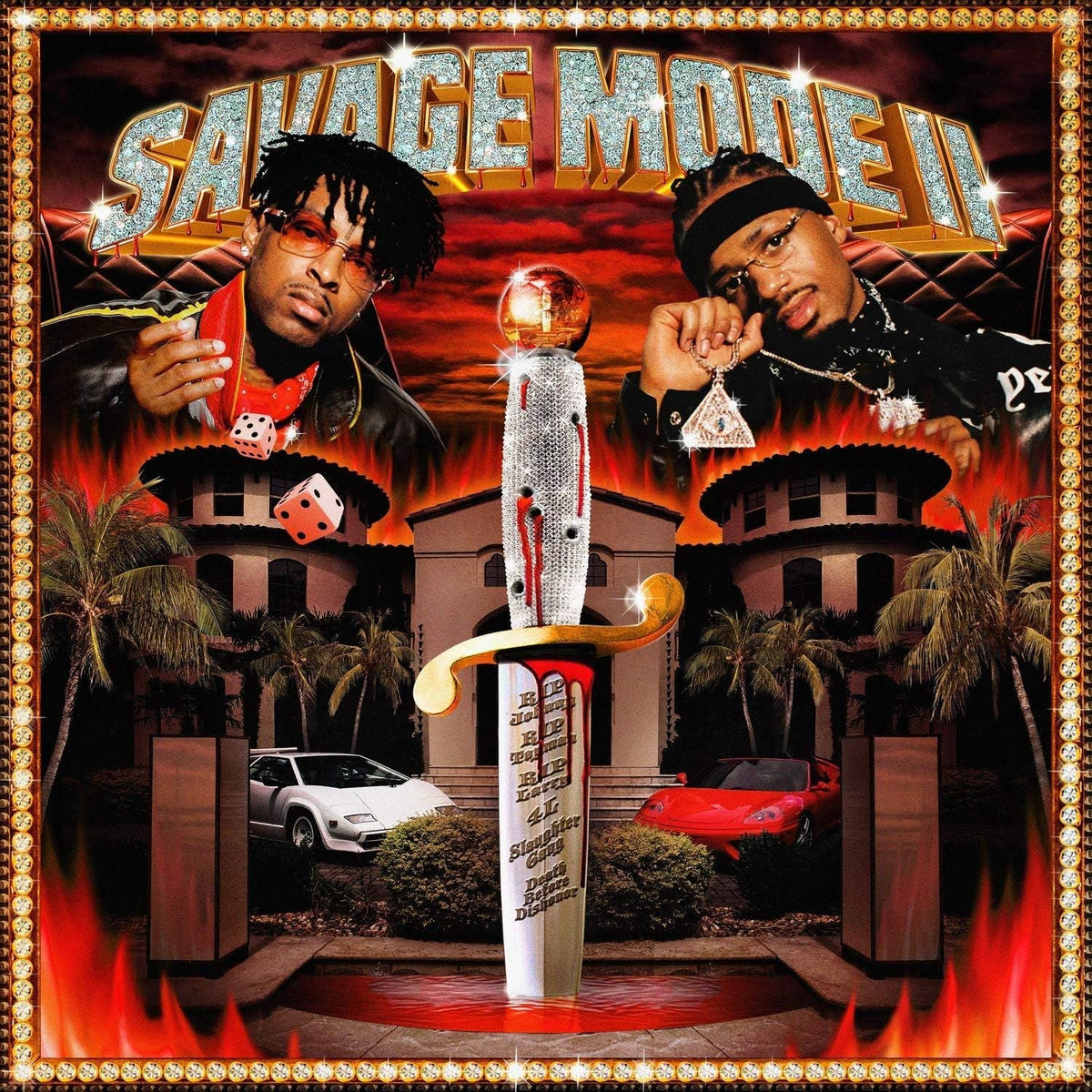 21 Savage & Metro Boomin - Savage Mode II Translucent Red Vinyl LP