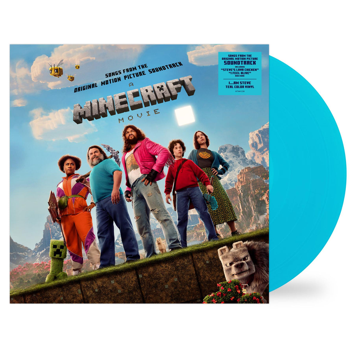 A Minecraft Movie (Songs from the Original Motion Picture Soundtrack) - V/A Teal Vinyl LP