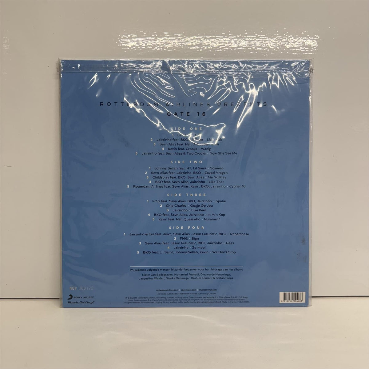 Rotterdam Airlines Presents: Gate 16 - V/A Limited Edition 2x White Vinyl LP