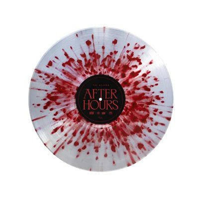 Weeknd, The - After Hours (Limited Edition Clear w/Red Splatter 2LP Vinyl)